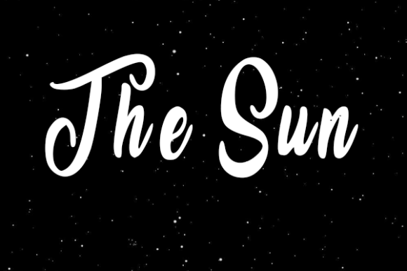 The Sun Font Poster 2