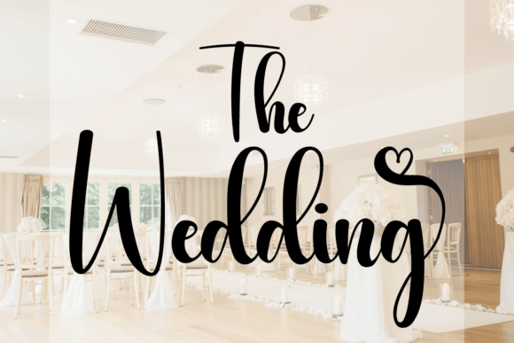 The Wedding Font