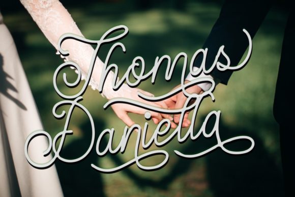 The Weddington Font Poster 5