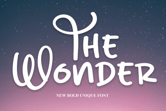 The Wonder Font