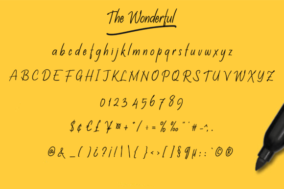 The Wonderful Font Poster 4
