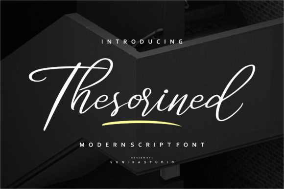 Thesorined Font Poster 1