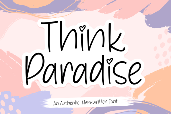 Think Paradise Font Poster 1