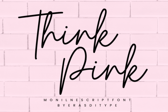 Think Pink Font