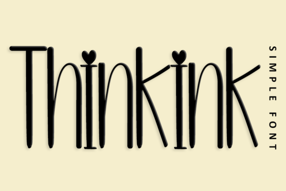 Thinkink Font Poster 1