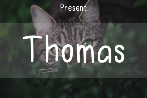 Thomas Font Poster 1