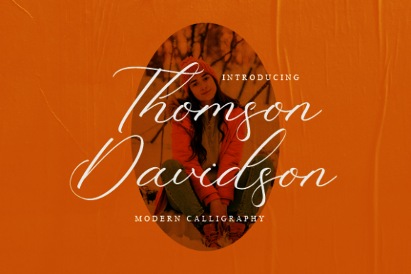 Thomson Davidson Font Poster 1