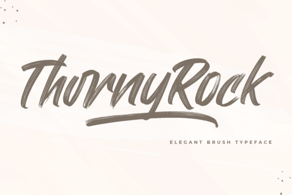 Thorny Rock Font