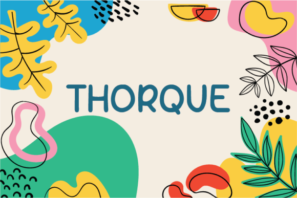 Thorque Font Poster 1