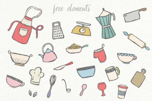 Three Food Stories Font Poster 7