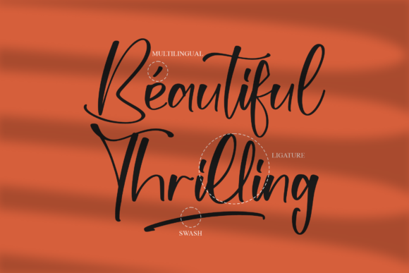 Thrilling Font Poster 12