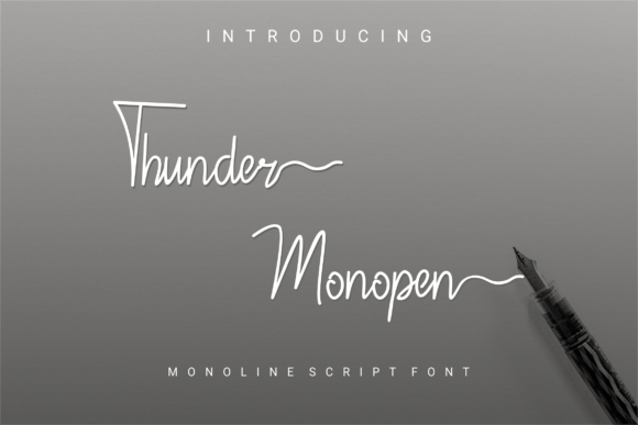 Thunder Monopen Font Thunder Monopen Font Poster 1
