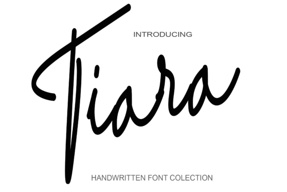 Tiara Font Poster 1