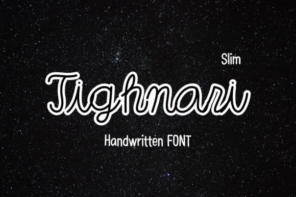 Tighnari Slim Font Tighnari Slim Font Poster 1