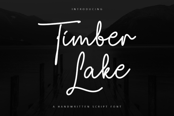 Timber Lake Font Poster 1