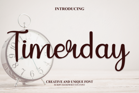 Timerday Font Poster 1