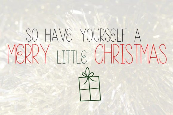 Tinsel Tangled Font Poster 3
