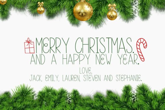 Tinsel Tangled Font Poster 5