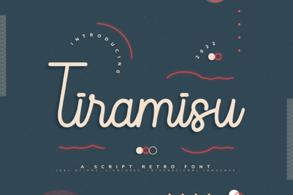 Tiramisu Font Poster 1
