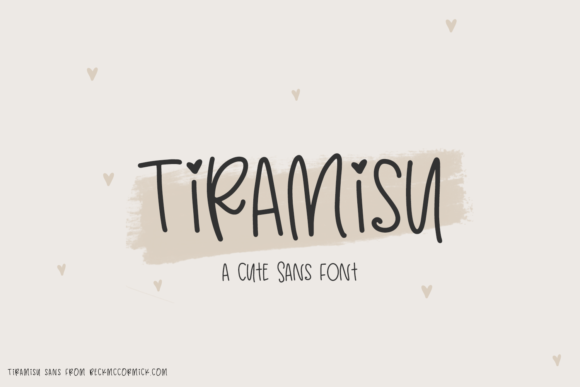 Tiramisu  Font