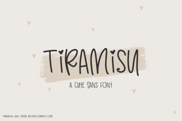 Tiramisu  Font Poster 1