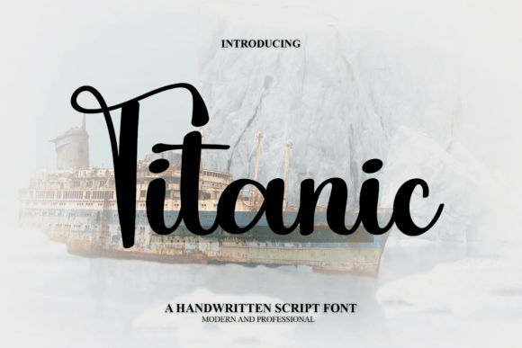 Titanic Font Poster 1