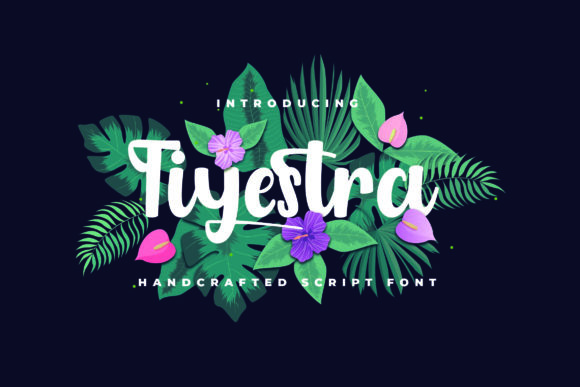 Tiyestra Font Poster 1