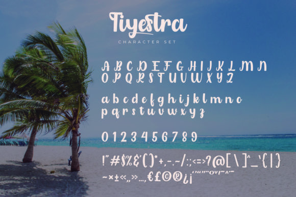 Tiyestra Font Poster 6