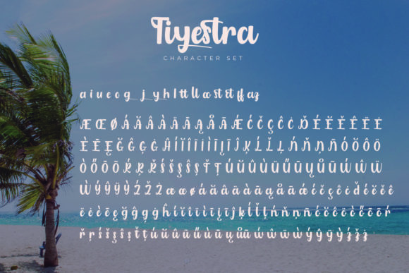 Tiyestra Font Poster 7