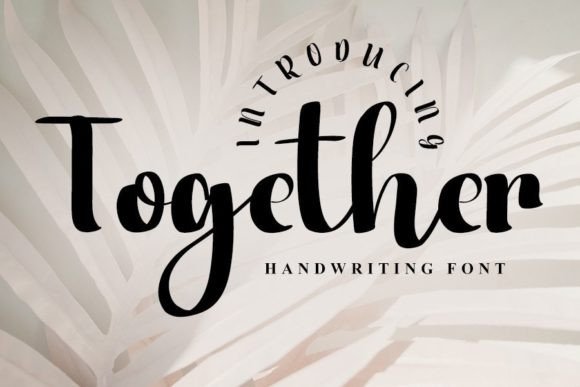 Together Font Poster 1