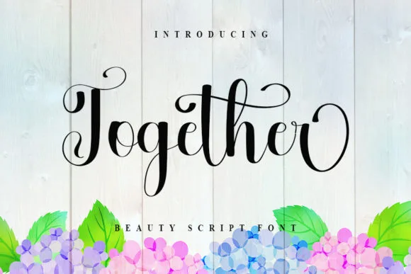 Together Font Together Font Poster 1