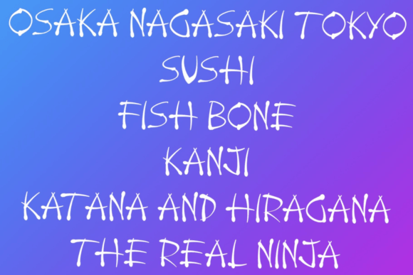 Tokyo City Font Poster 4