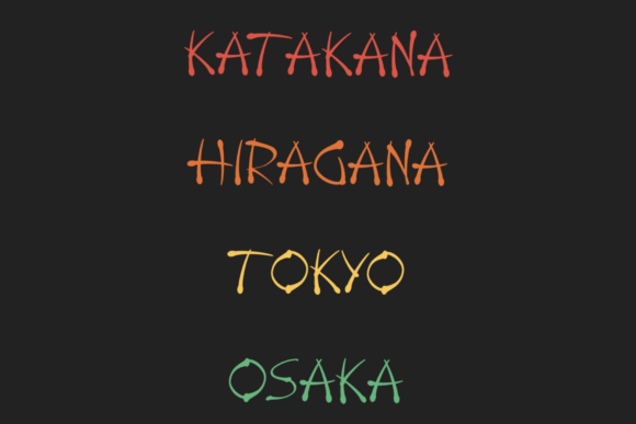 Tokyo City Font Poster 7