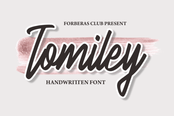 Tomiley Font Poster 1