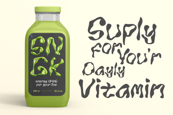 Toxic Slime Font Poster 4