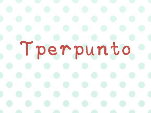 Tperpunto Font Poster 1