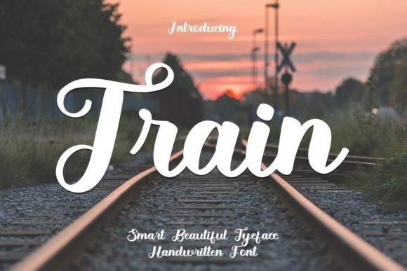 Train Font Poster 1
