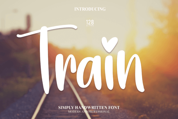 Train Font Poster 1