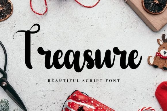 Treasure Font Poster 1