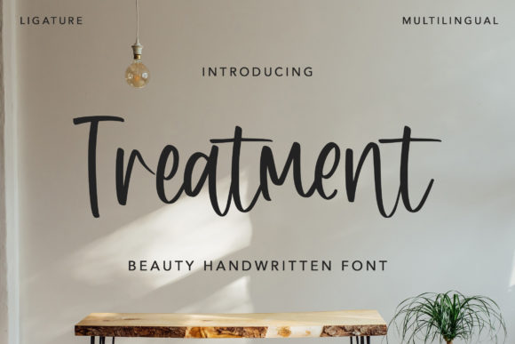 Treatment Font Poster 1