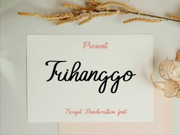 Trihanggo Font Poster 1
