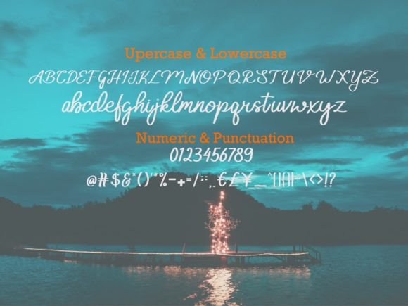 Trihanggo Font Poster 5