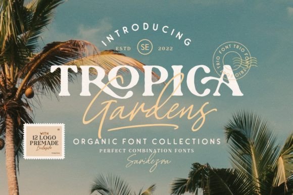 Tropica Gardens Font Poster 1
