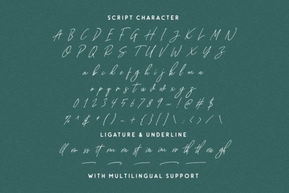 Tropica Gardens Font Poster 16