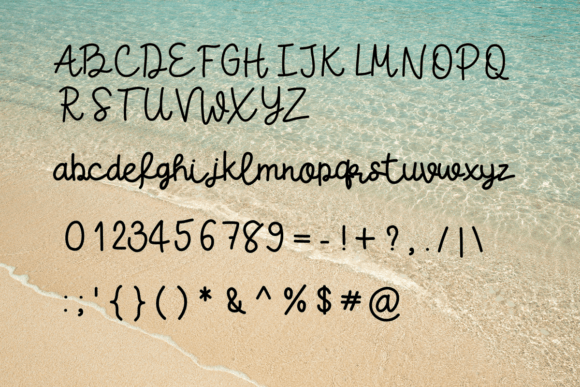 Tropical Font Poster 5