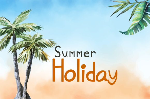 Tropical Summer Font Poster 5