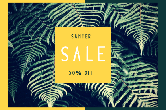 Tropical Summer Font Poster 6