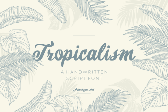 Tropicalism Font Poster 1