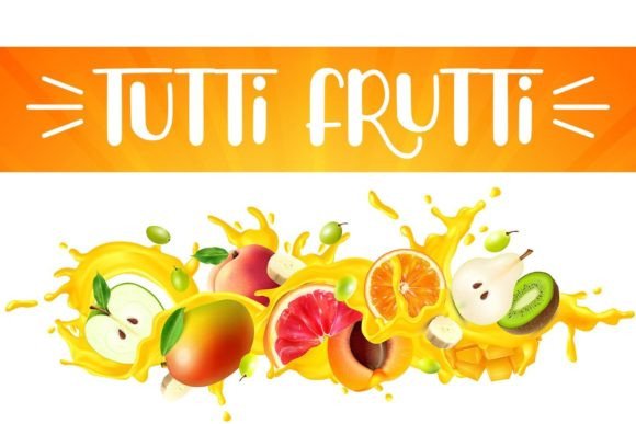 Tropicana Font Poster 3