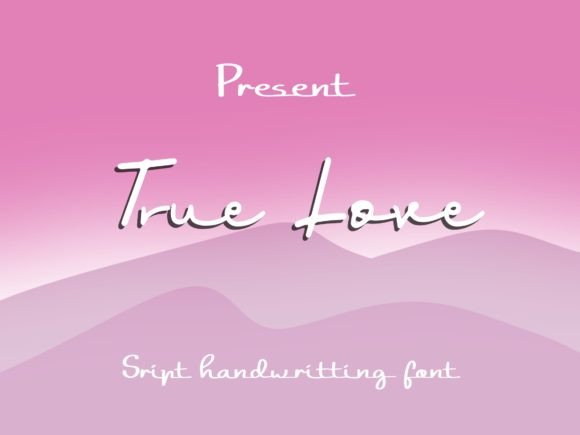 True Love Font Poster 1